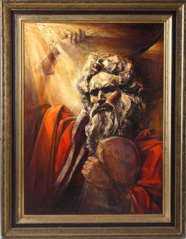 Ten Commandments Painting at PaintingValley.com | Explore collection of ...