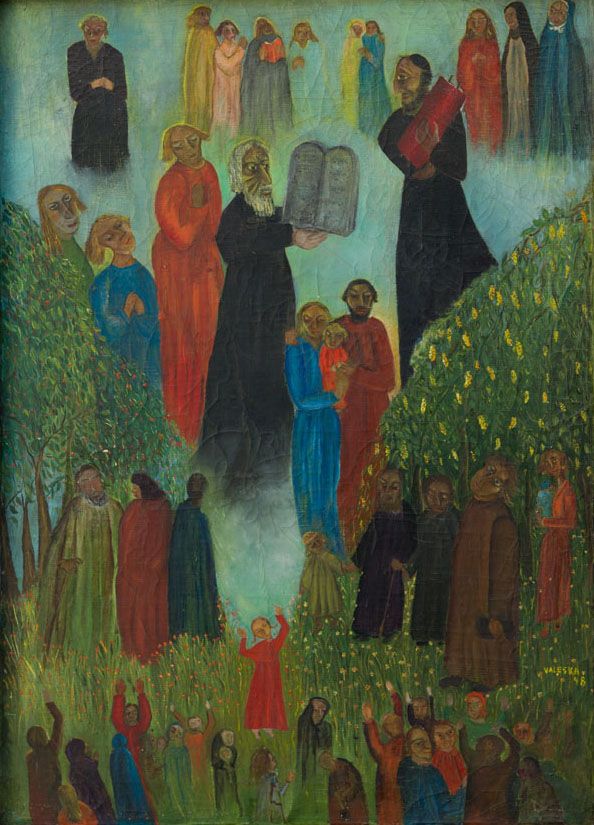 594x825 Ten Commandments Painting - Ten Commandments Painting