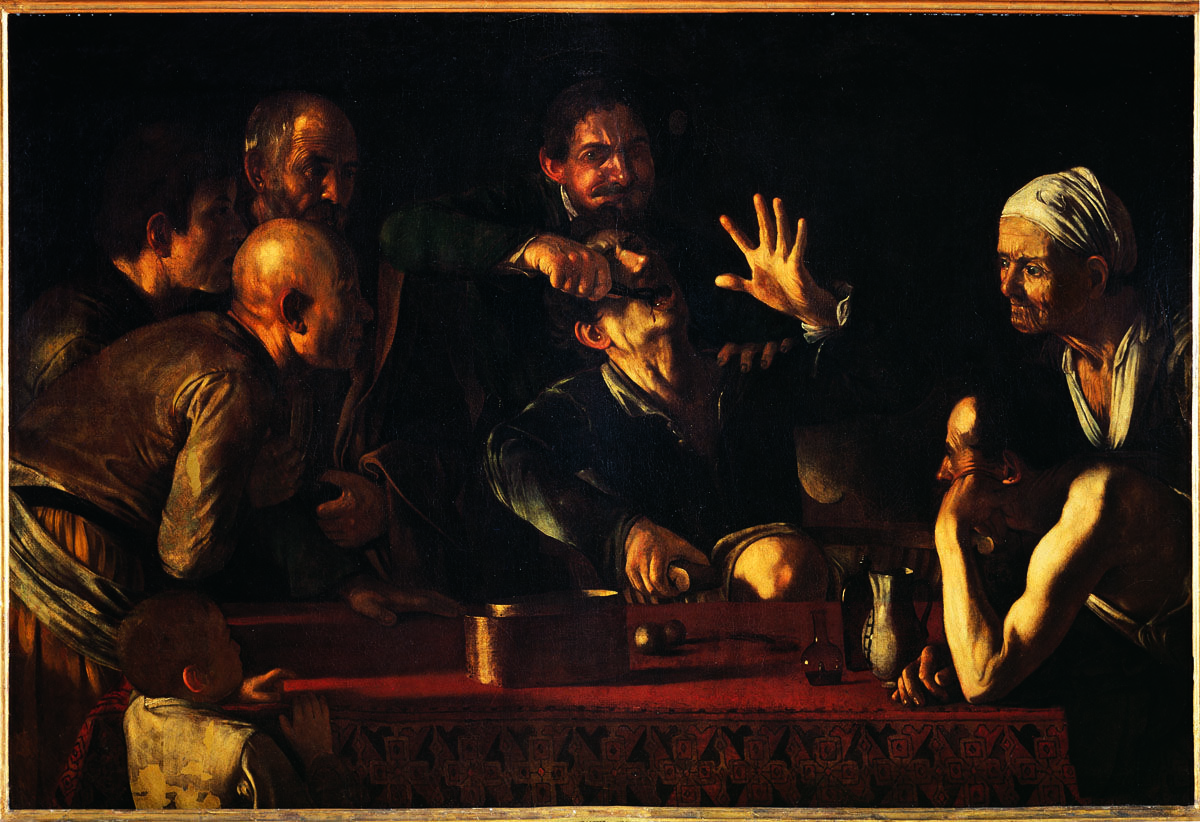 1200x822 Caravaggio Cavadenti. Firenze, Galleria Palatina, Inv. 1890, N - Tenebrism Painting