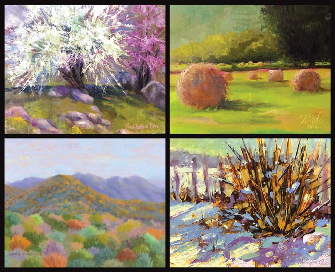 667x542 North East Tennessee Plein Air Painters Group Exhibition The Four - Tennessee Painting