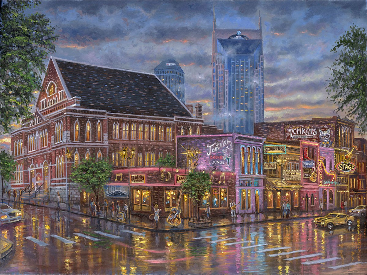 1200x900 Robert Finale Painting The Town - Tennessee Painting