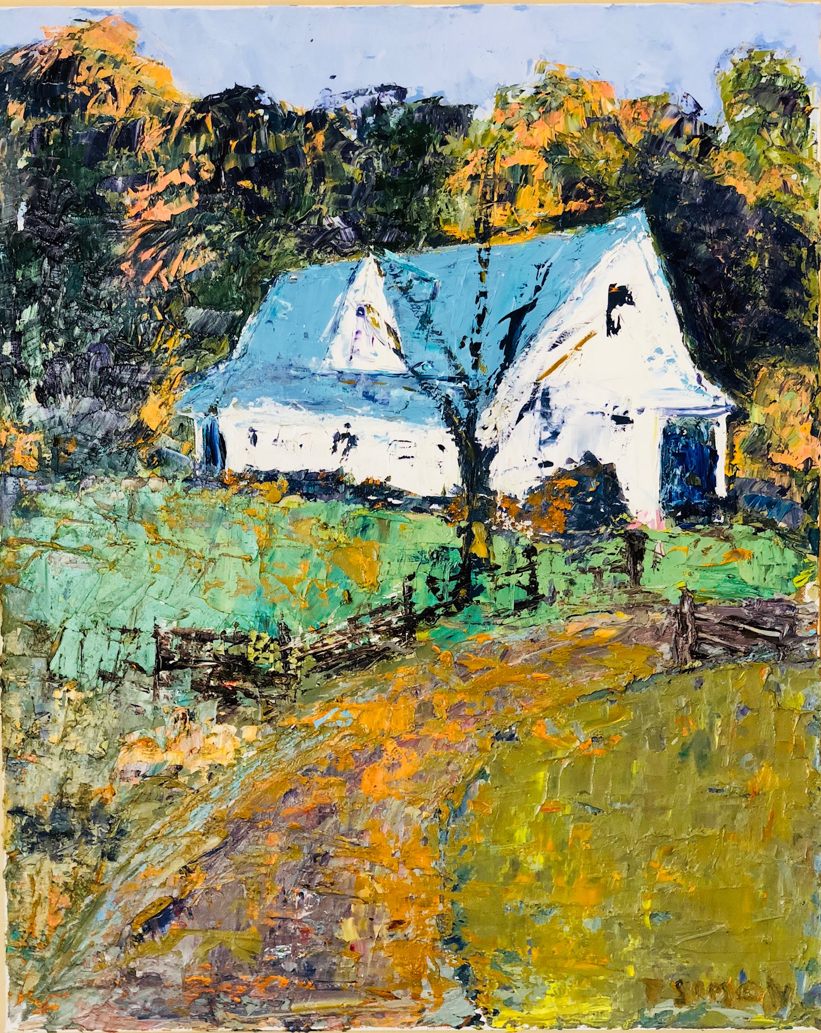 1629x2049 Tennessee Farmhouse Paul Simon Art - Tennessee Painting