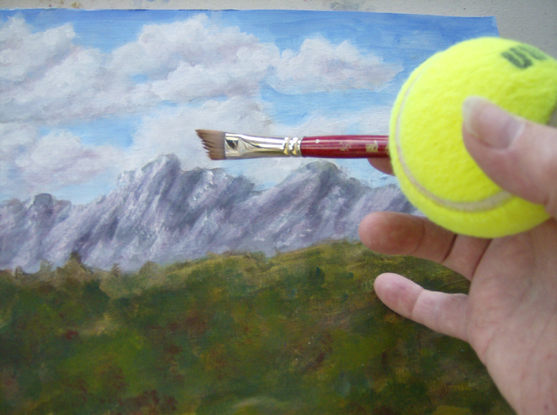 800x596 Wip Tennis Ball Adapter Painting [Archive] - Tennis Ball Painting