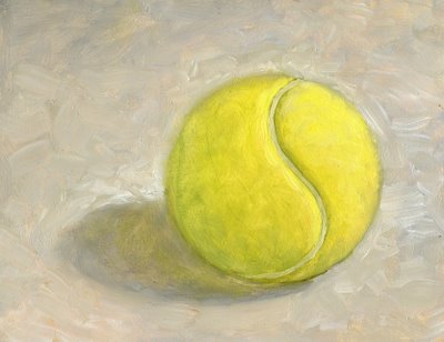 Tennis Ball Painting at PaintingValley.com | Explore collection of ...