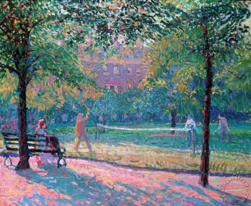 960x787 Spencer Frederick Gore Game Of Tennis Painting - Tennis Painting