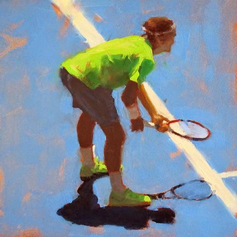 480x480 Spirit Of Sports - Tennis Painting