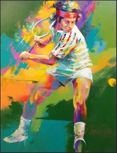 229x300 Malcolm Farley John Mcenroeoriginal Acrylic Painting On Canvas - Tennis Painting