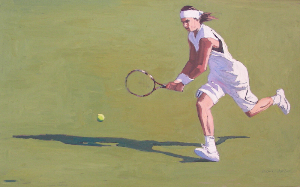 1000x622 Rafael Nadal - Tennis Player Painting