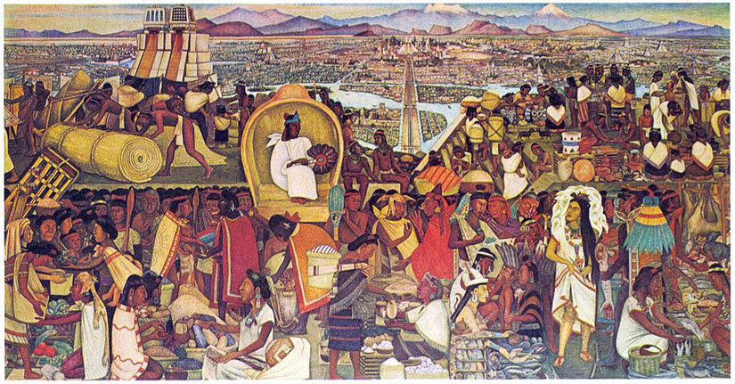 825x431 Poetic Imagery Of Tenochtitlan In Aztec Songs - Tenochtitlan Painting
