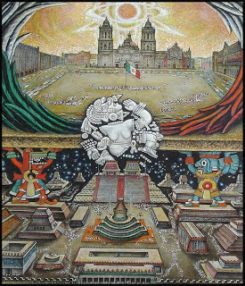 275x320 The Wild Voxel Roberto Cueva Del Rio - Tenochtitlan Painting