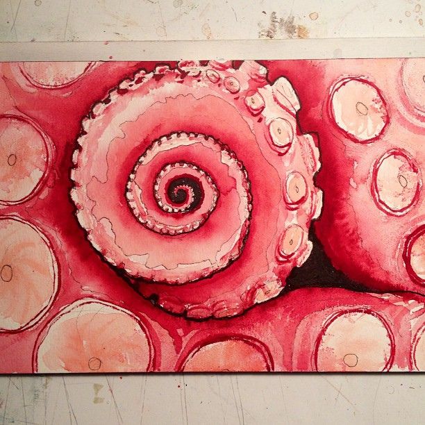 612x612 169 Best Octopus Images On Octopuses, Octopus Art - Tentacle Painting
