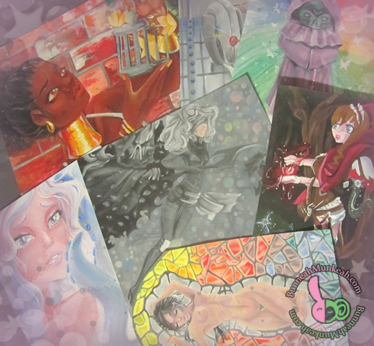 540x500 Tentacle Mermaid Oil Painting By Bunneah Munkeah - Tentacle Painting