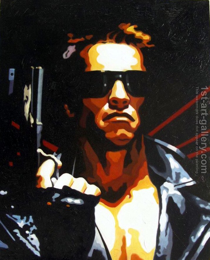 Terminator Painting at PaintingValley.com | Explore collection of ...