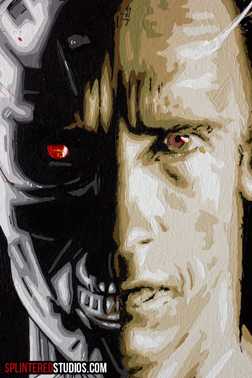 500x750 Terminator Painting - Terminator Painting