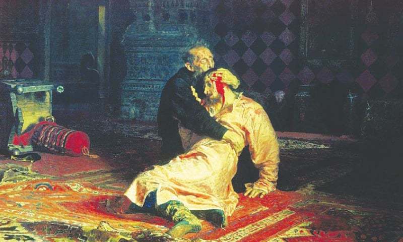 800x480 Ivan The Terrible Painting Vandalised - Terrible Painting
