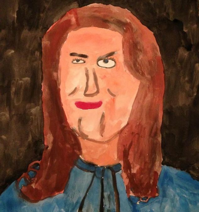 634x674 Kate Middleton Portrait Now That'Snrtttack! Picture Given - Terrible Painting