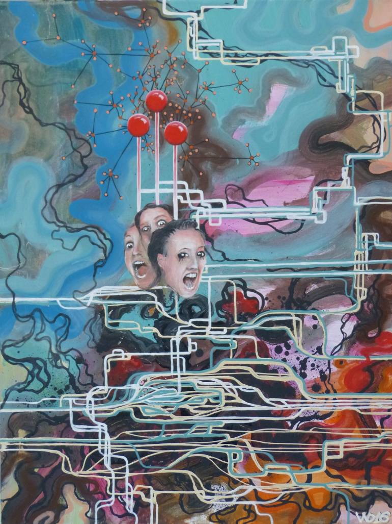 770x1027 Saatchi Art Lollipop Terrible Painting By Dietrich Weisenborn - Terrible Painting