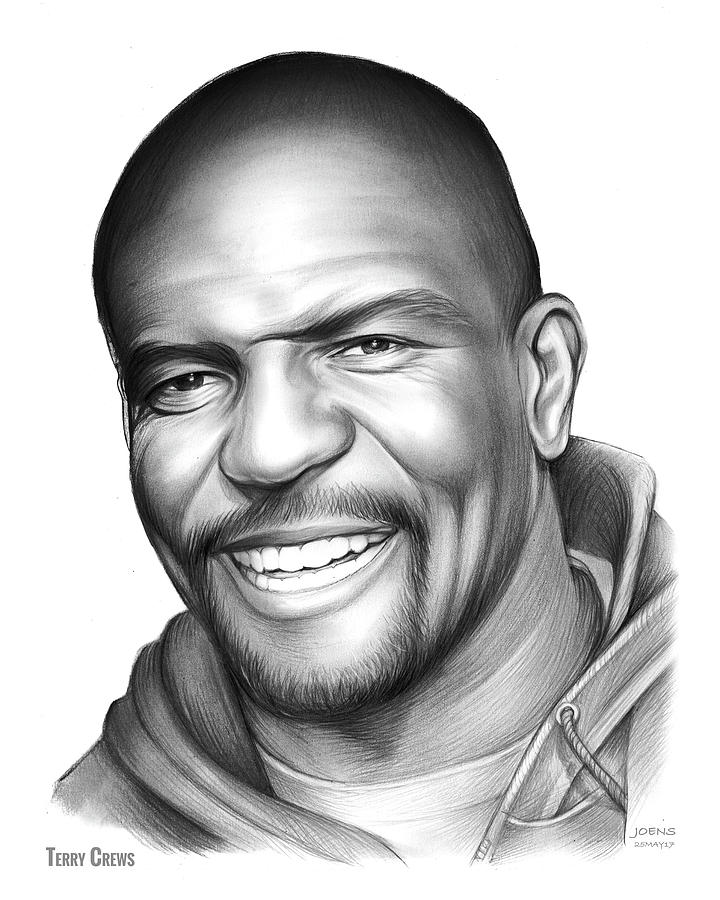720x900 Terry Crews Drawing By Greg Joens - Terry Crews Painting