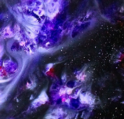 245x235 Space Art Dave Archer Studios - Tesla Coil Painting