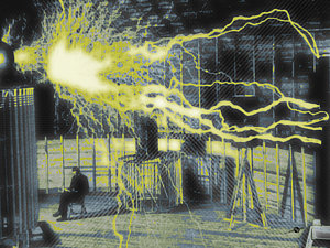 300x225 Tesla Coil Art Fine Art America - Tesla Coil Painting