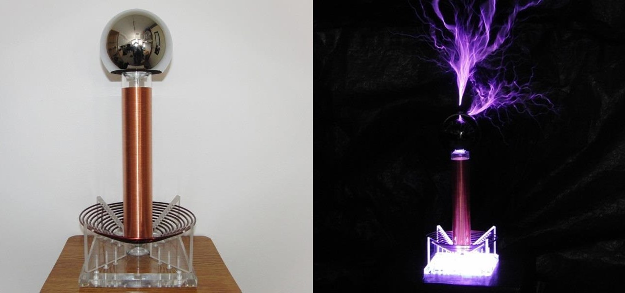 1280x600 This Diy Mini Tesla Coil Packs 380,000 Volts Of Lightning Mad - Tesla Coil Painting