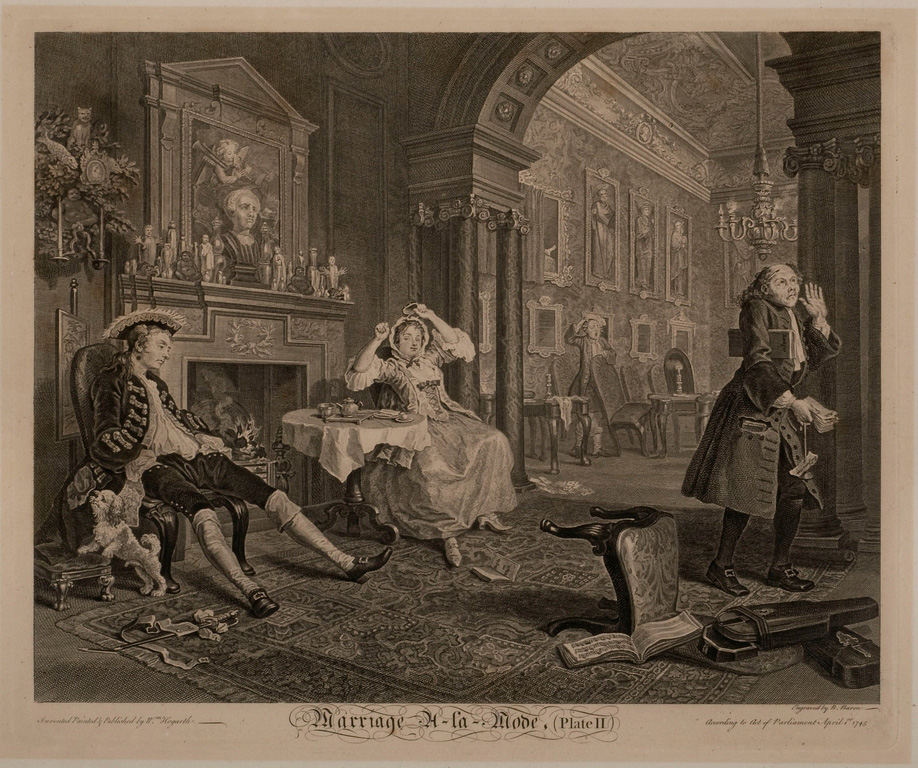 918x768 Marriage La Mode The An Introduction To 19th - Tete A Tete Painting