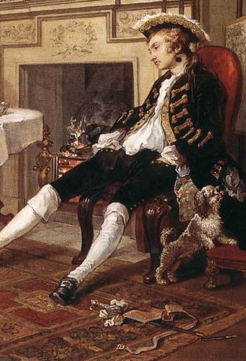 348x510 Marriage La Mode The By William Hogarth My Daily - Tete A Tete Painting