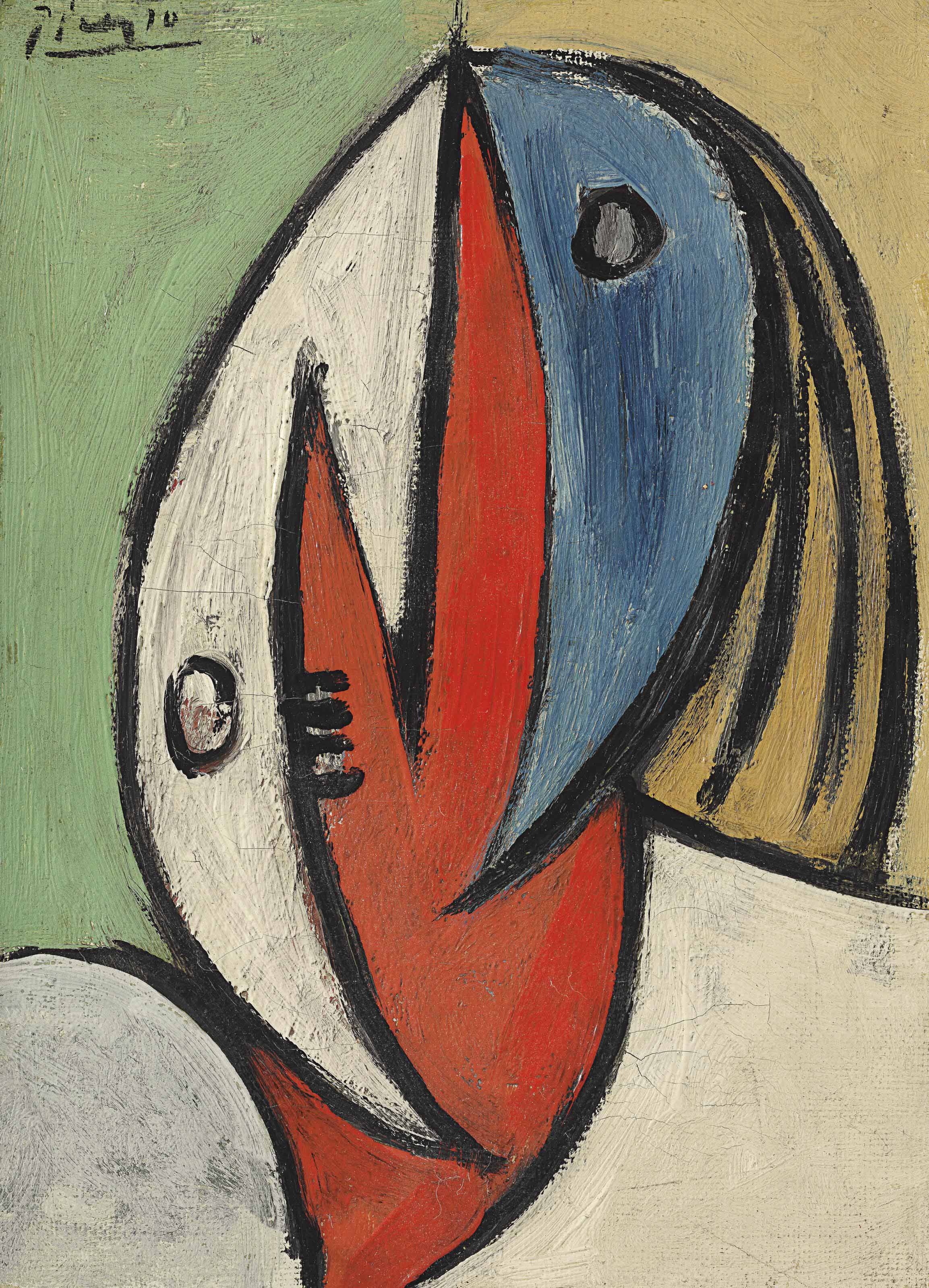 2307x3200 Pablo Picasso (1881 1973) 20th Century, Paintings - Tete A Tete Painting