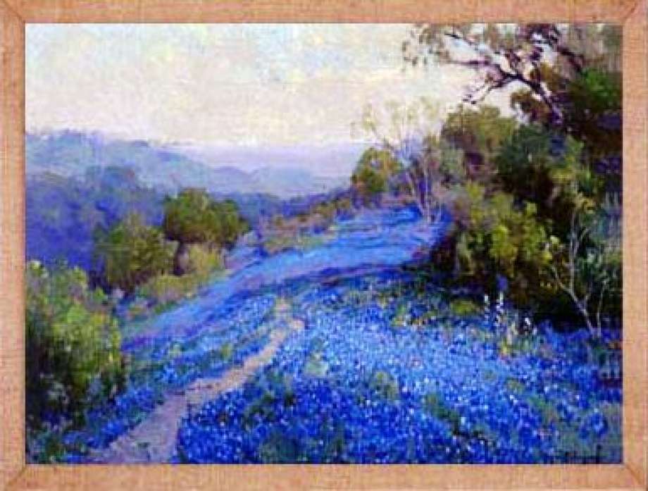 920x697 The Bluebonnet Painter' - Texas Bluebonnet Painting