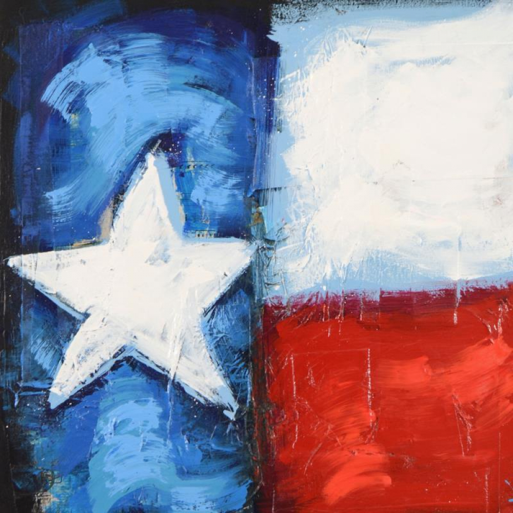 1000x1000 Online Sports Memorabilia Auction Pristine Auction - Texas Canvas Painting