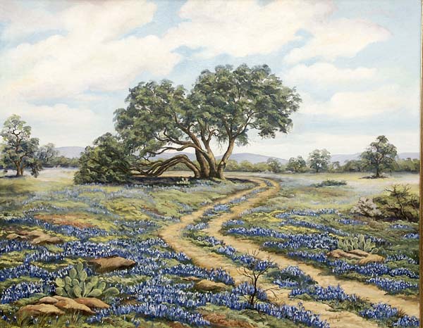600x466 Hill Country Painting - Texas Landscape Painting
