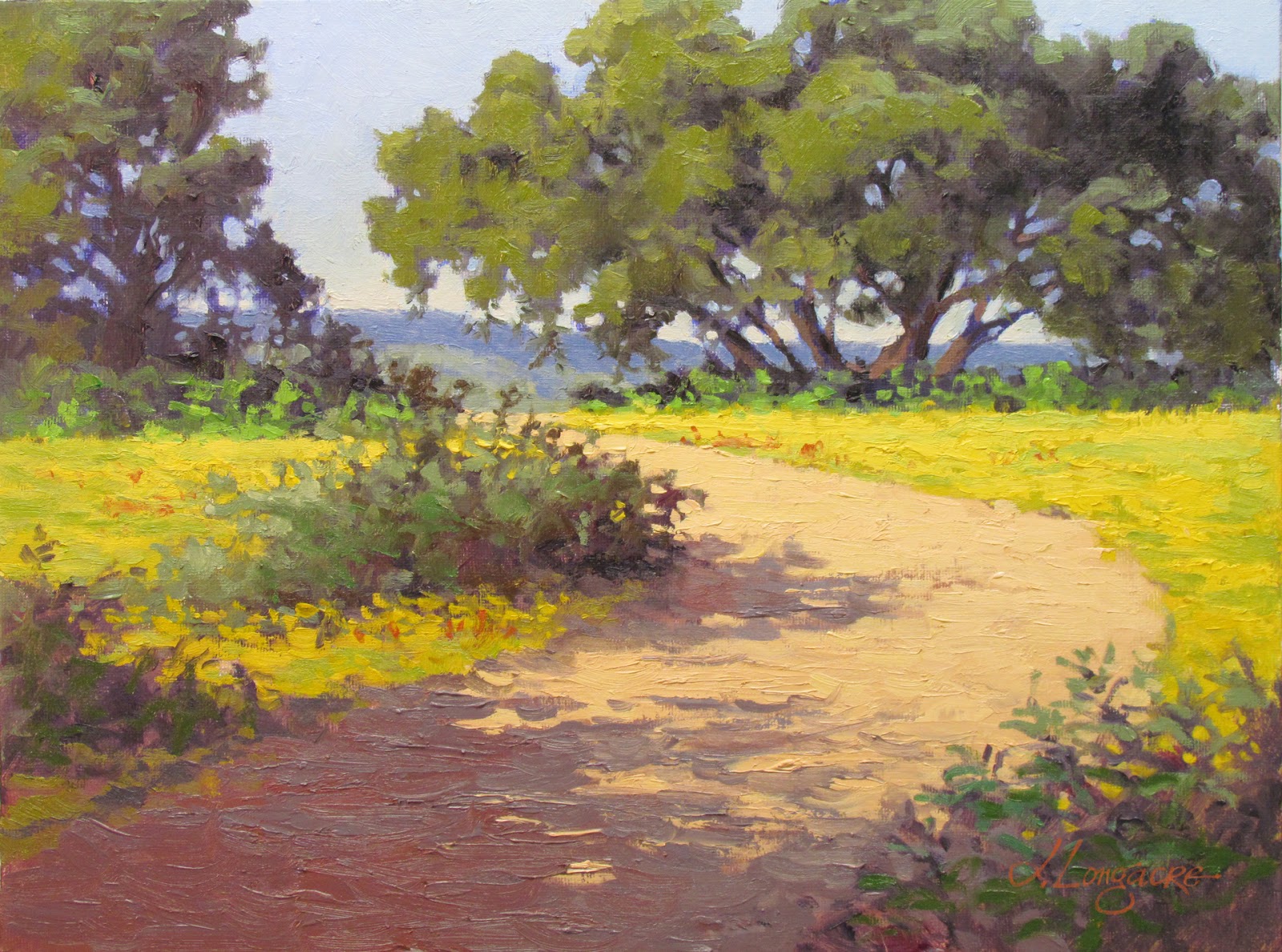 1600x1188 Landscape Artists International After The Bluebonnets Plein - Texas Landscape Painting