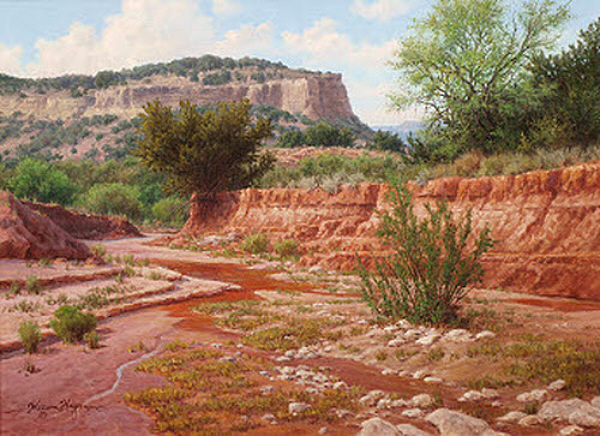 600x436 Realistic Art Gallery Of Oil Paintings By William Hagerman - Texas Landscape Painting