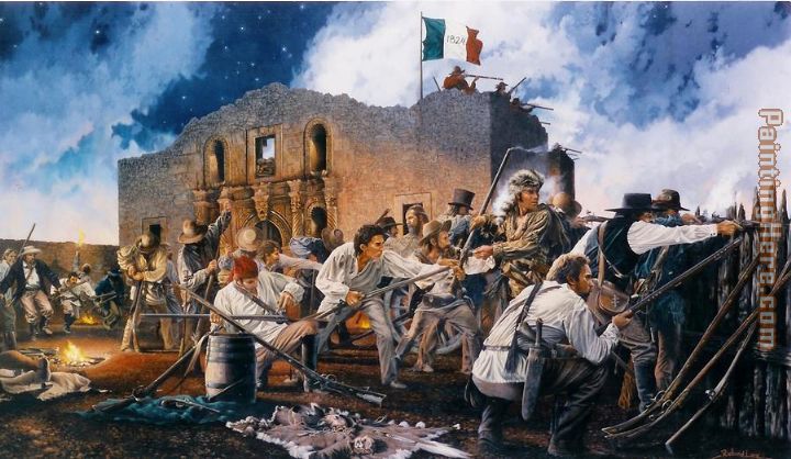 720x418 2011 For God And Texas Richard Luce Painting Anysize 50% Off - Texas Painting