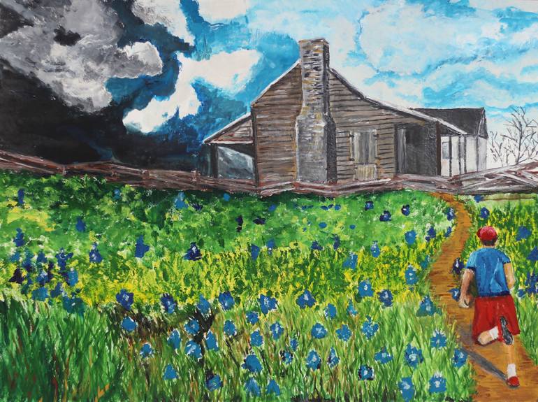 770x575 Saatchi Art Texas Storm Painting By Dana Wheeler - Texas Painting