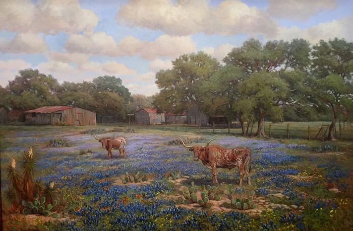 700x459 Texas Art, Paintings, And Fine Antiques Vintage Texas Paintings - Texas Painting