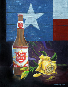 235x300 Lone Star Paintings Fine Art America - Texas Star Painting