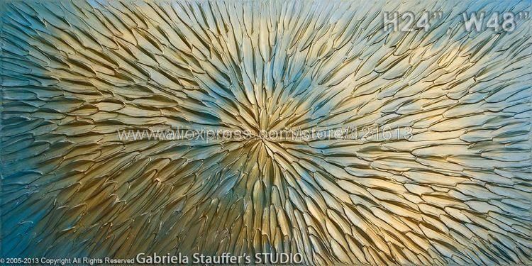 750x375 Textured Art Painting Art - Texture Art Painting
