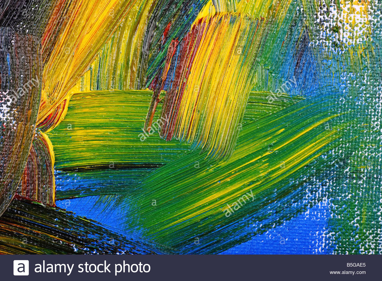 1300x956 Artists Abstract Oil Painting Showing Vibrant Colors Texture - Texture Painting Artists