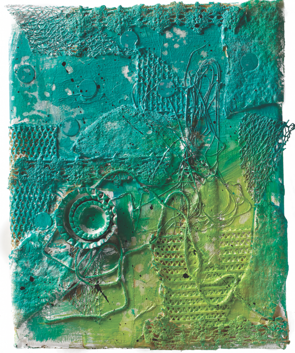 600x717 Acrylic Painting Workshop Creating Canvas Textures - Texture Painting On Canvas