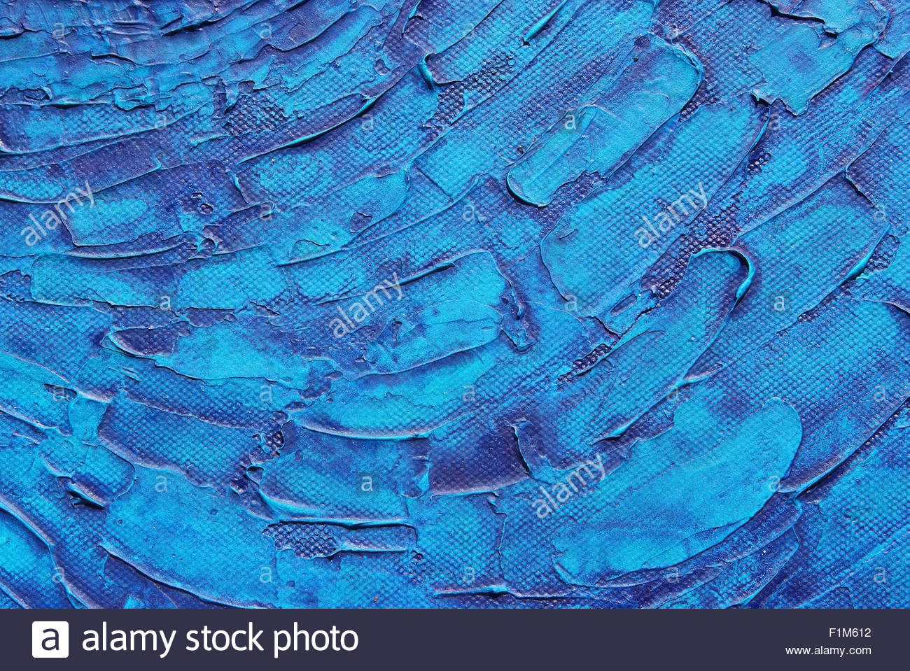 1300x959 Blue Texture, Background Of Acrylic Painting On Canvas Stock Photo - Texture Painting On Canvas