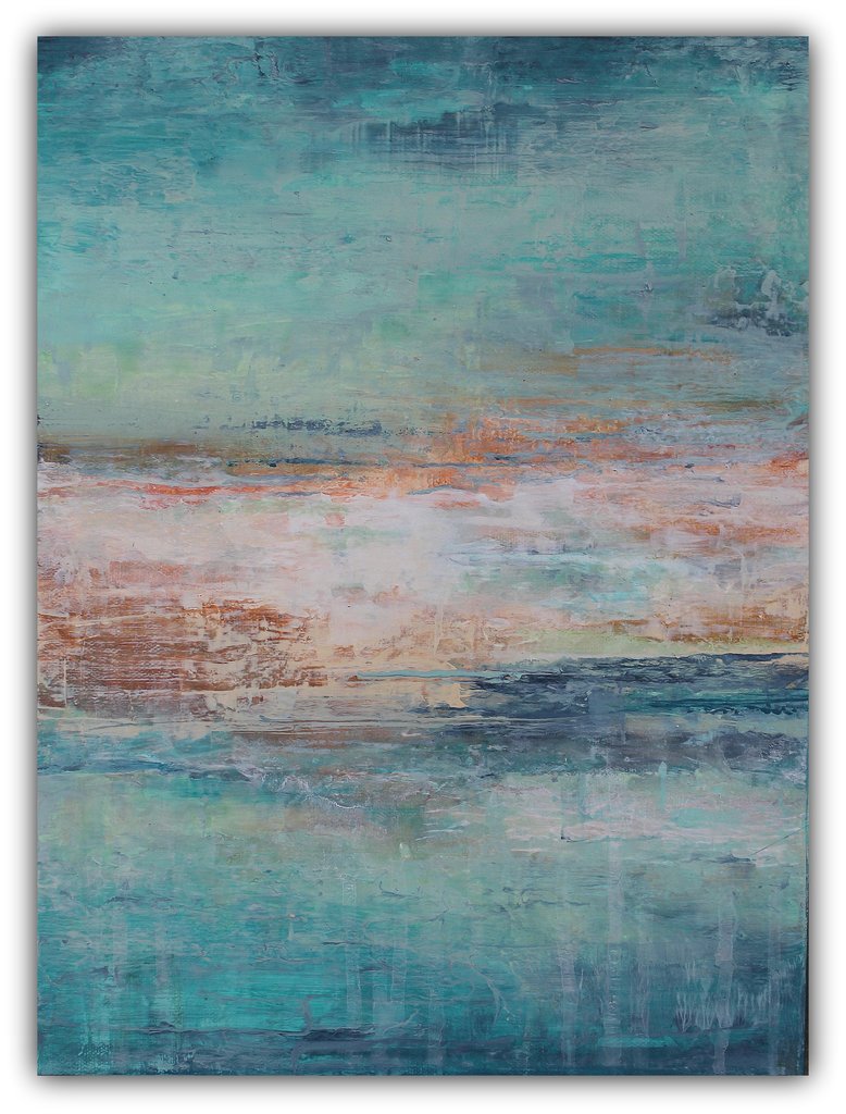 778x1024 Island Tides - Textured Abstract Painting