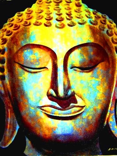 376x500 Thai Buddha Painting Living Room Buddha Painting - Thai Buddha Painting