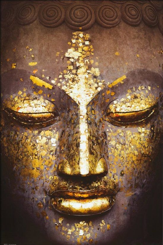 550x827 Thai Art Thai Buddha Contemporary Art Mixed Media Oil Painting - Thai Buddha Painting