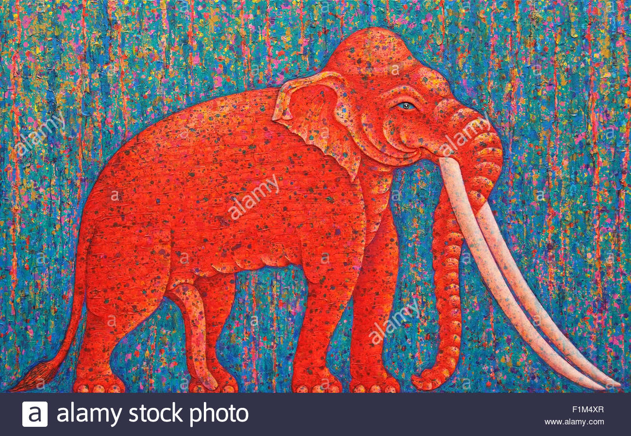 1300x899 Thai Elephant Painting Stock Photos Amp Thai Elephant Painting Stock - Thai Elephant Painting