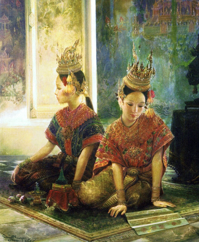 657x800 Best 135 Thai Art Ideas On Thai Art, Bronze Age - Thai Painting