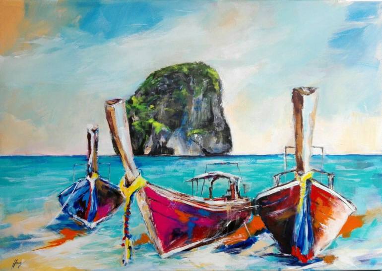 770x548 Saatchi Art Thailand Painting By Henry Art - Thailand Painting
