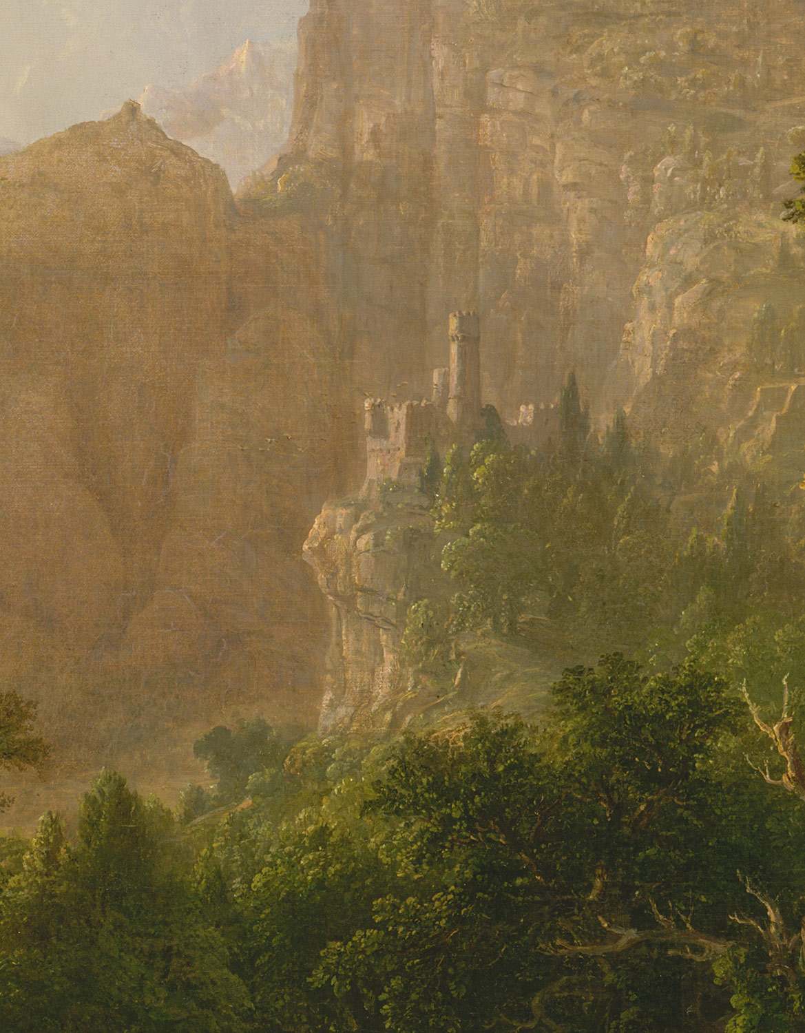 1169x1500 Landscape Scene From Thanatopsis Asher Brown Durand 11.156 - Thanatopsis Painting