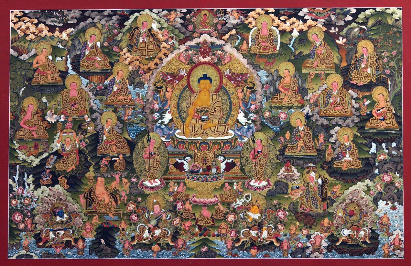 1400x906 Thangka Paintings - Thangka Painting
