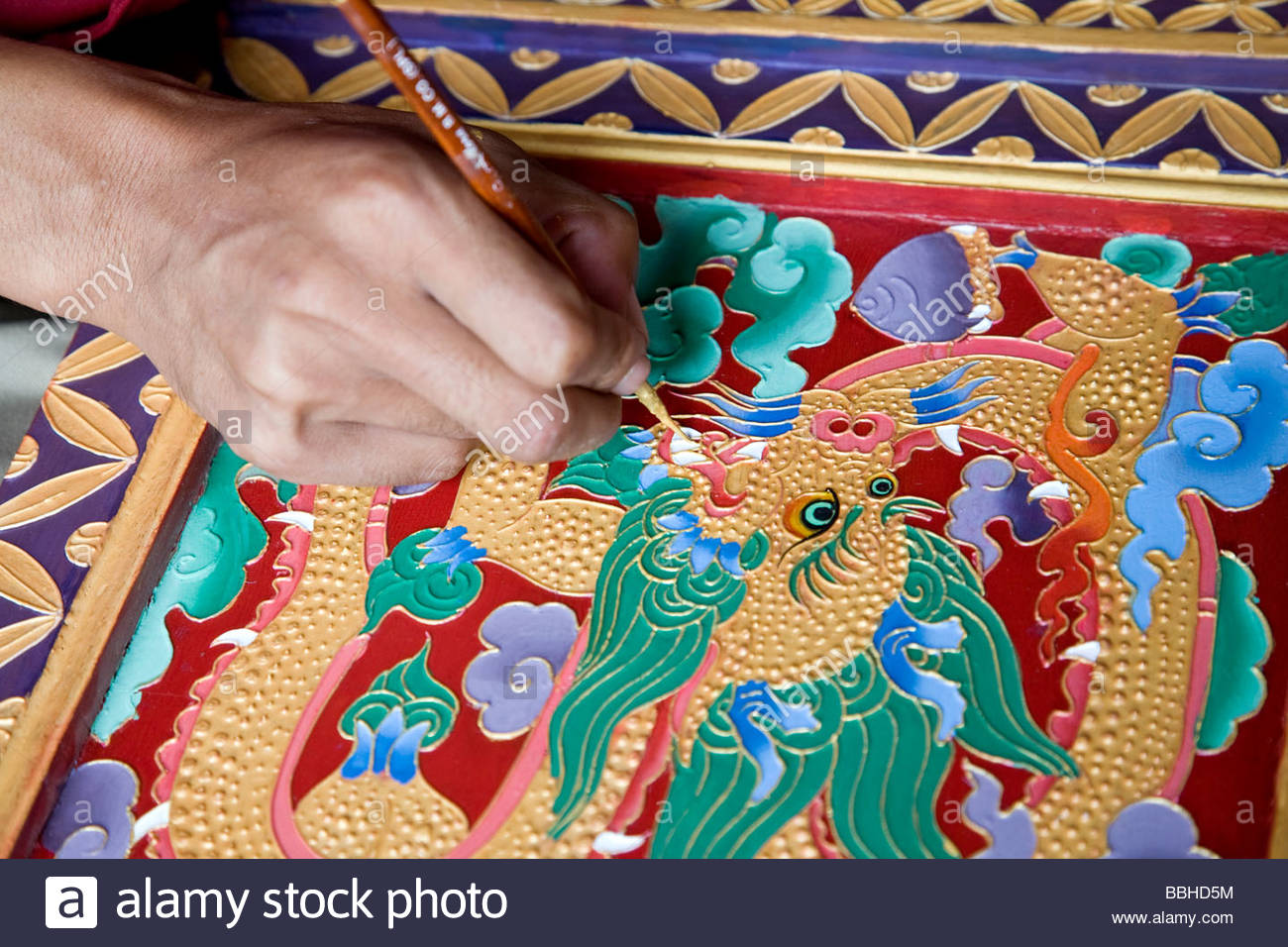 1300x956 Thangka Painting. Norbulingka Institute. Dharamsala. Himachal - Thangka Painting